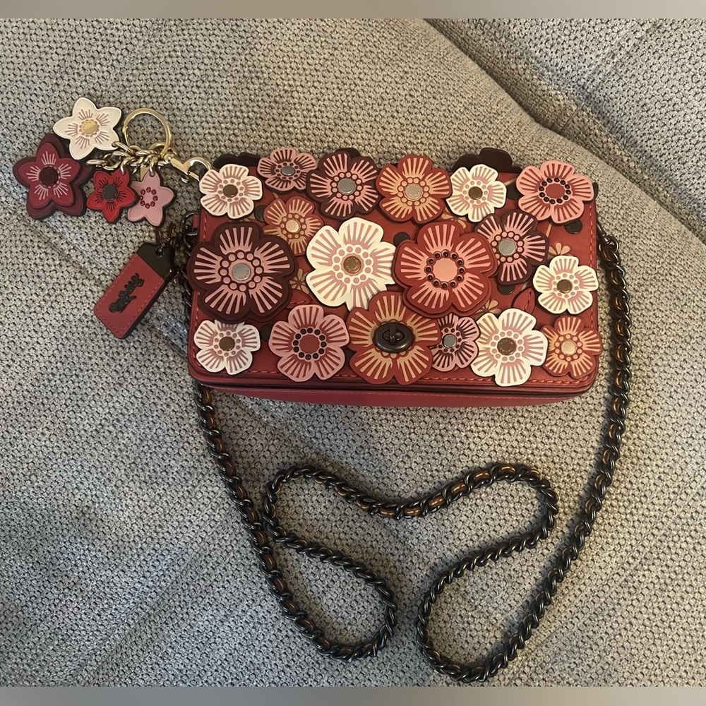Coach red tea rose dinky